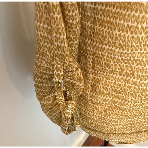 Anthropologie Holding Horses Tulipanes Roll-Tab Popover Blouse - Picture 4 of 11